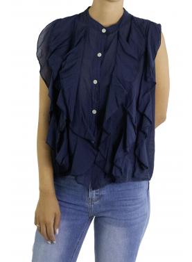 Camicia con volant